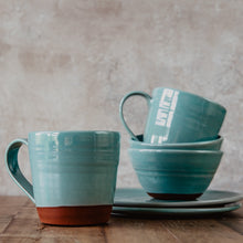 Load image into Gallery viewer, Turquoise pottery
